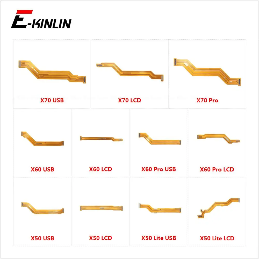 Main Motherboard LCD Display Connector Flex Cable For Vivo X70 X60 Pro X50 Lite