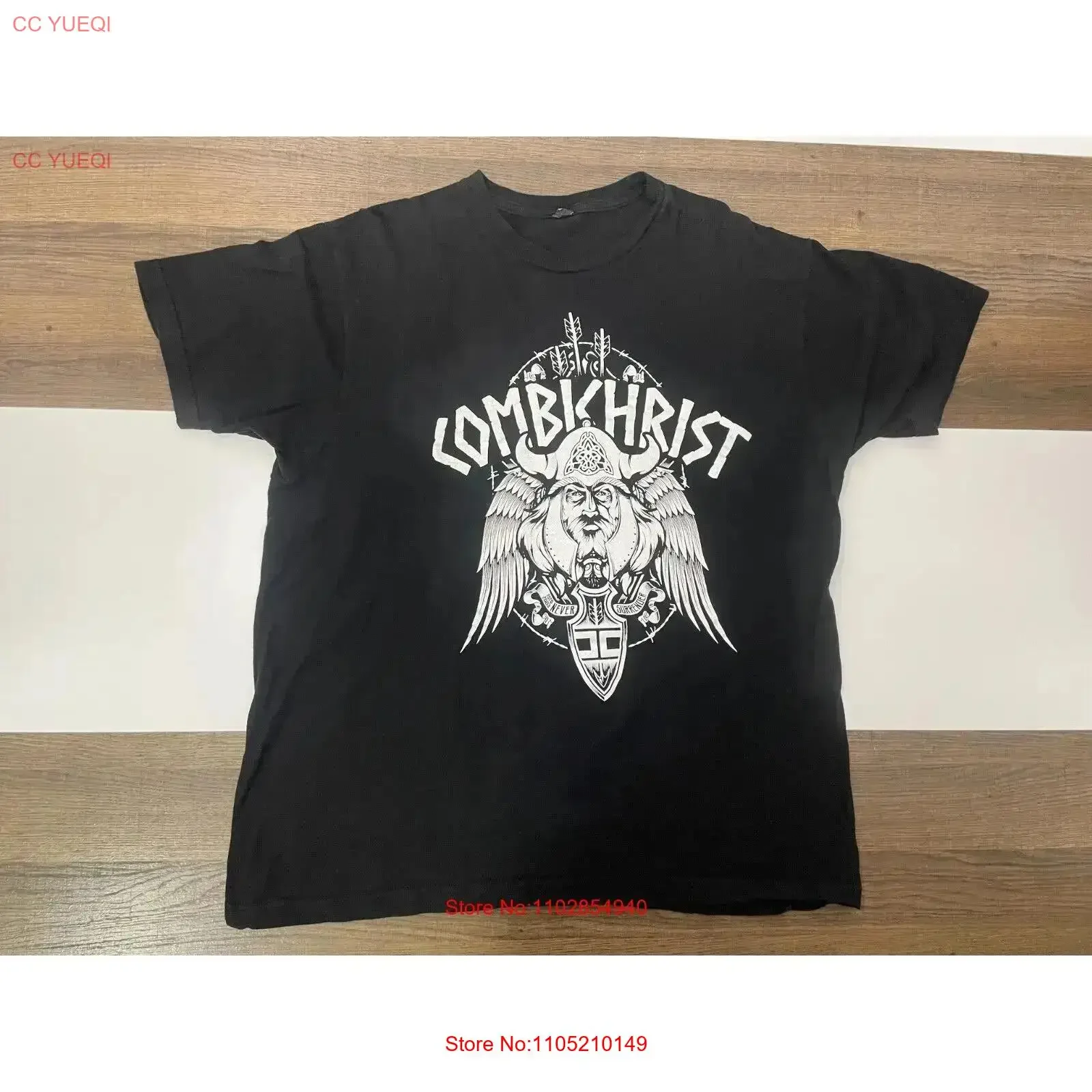 VINTAGE 2002 Combichrist Grunge Grind core Size XL Black ConcerT T Shirt vintage Washed Breathable Stretched graphic fashion