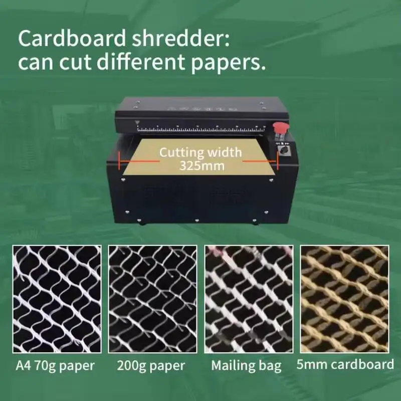 High-Safety-Level Expanding Machine Corrugated Cardboard Kraft Cutting Mat Shredder Paper Product Machinery