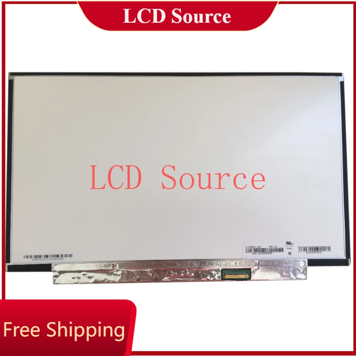 

Free shipping N133BGG-EA1 fit N133BGE-EAA N133BGE-EB1 13.3 eDP WXGA Display NEW LED LCD Screen