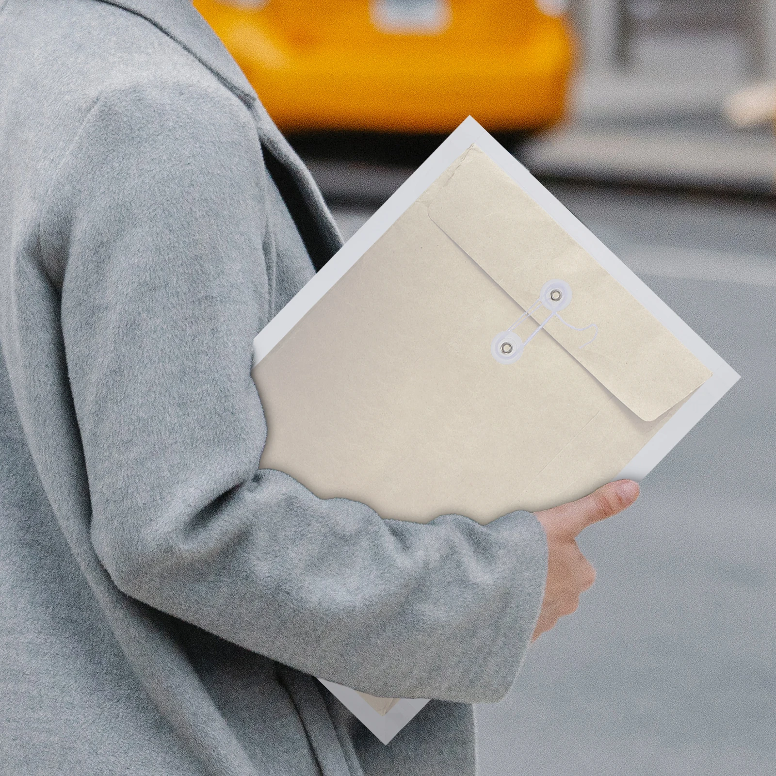 

12 Pcs A4 Document Bag Clear File Holder Storage Folders Waterproof Transparent Office Supplies Large Capacity