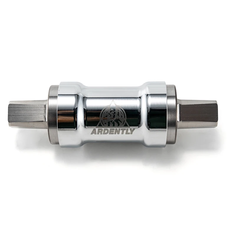

ARDENTLY For FixedGear Track Bike 68mm Square Hole Bottom Bracket Titanium Alloy Axis 103mm 107mm 110.5mm Bicycle Crankset BB Ax