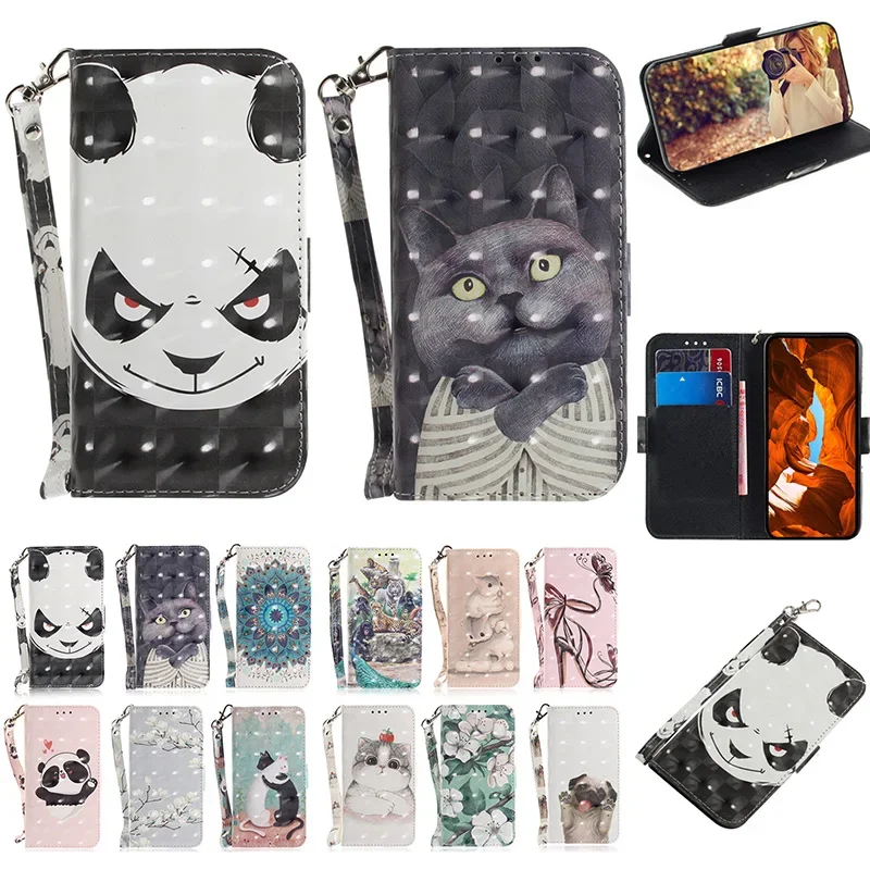 

Stand Flip Wallet Case For Realme 9i 8i 7I 6i 5i 5 5S realme 9 SE 8S 8 7 PRO 8 4G 5G 8S Plus 3D Protect Phone Cover