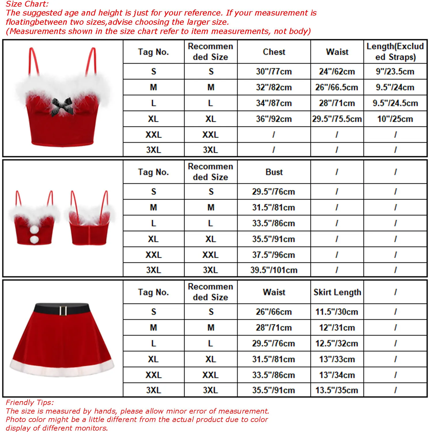 Womens Christmas Costumes Suit Xmas Party Sexy Red Velvet Crop Top with Miniskirt New Year\'s Cosplay Santa Claus Costume Outfit