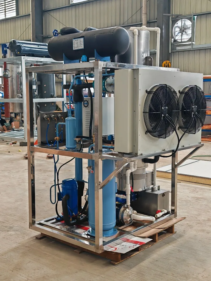 Industrial Automatic Tube Ice Maker 1000kg with Compressor, Energy Saving Function and Remote Control System