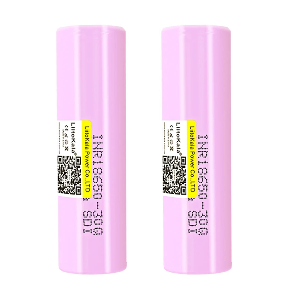 LiitoKala 100% original New for  INR 18650 battery 3.7V 3000mAh INR18650 30Q li-ion Rechargeable Batteries