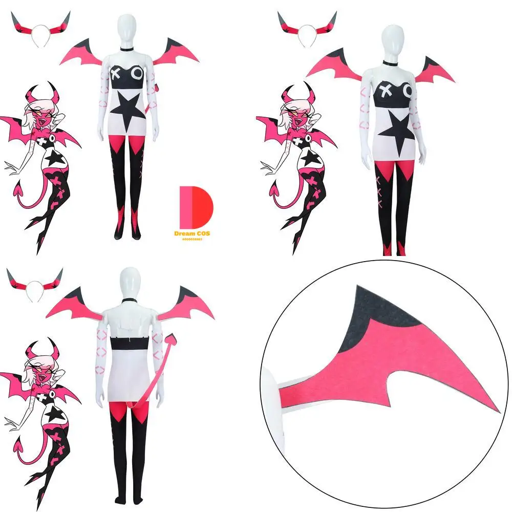 

Popular Anime Character Cosplay Costume Anime Verosika Mayday Cute Set Headband Role Play for Women Comic Con Halloween Party
