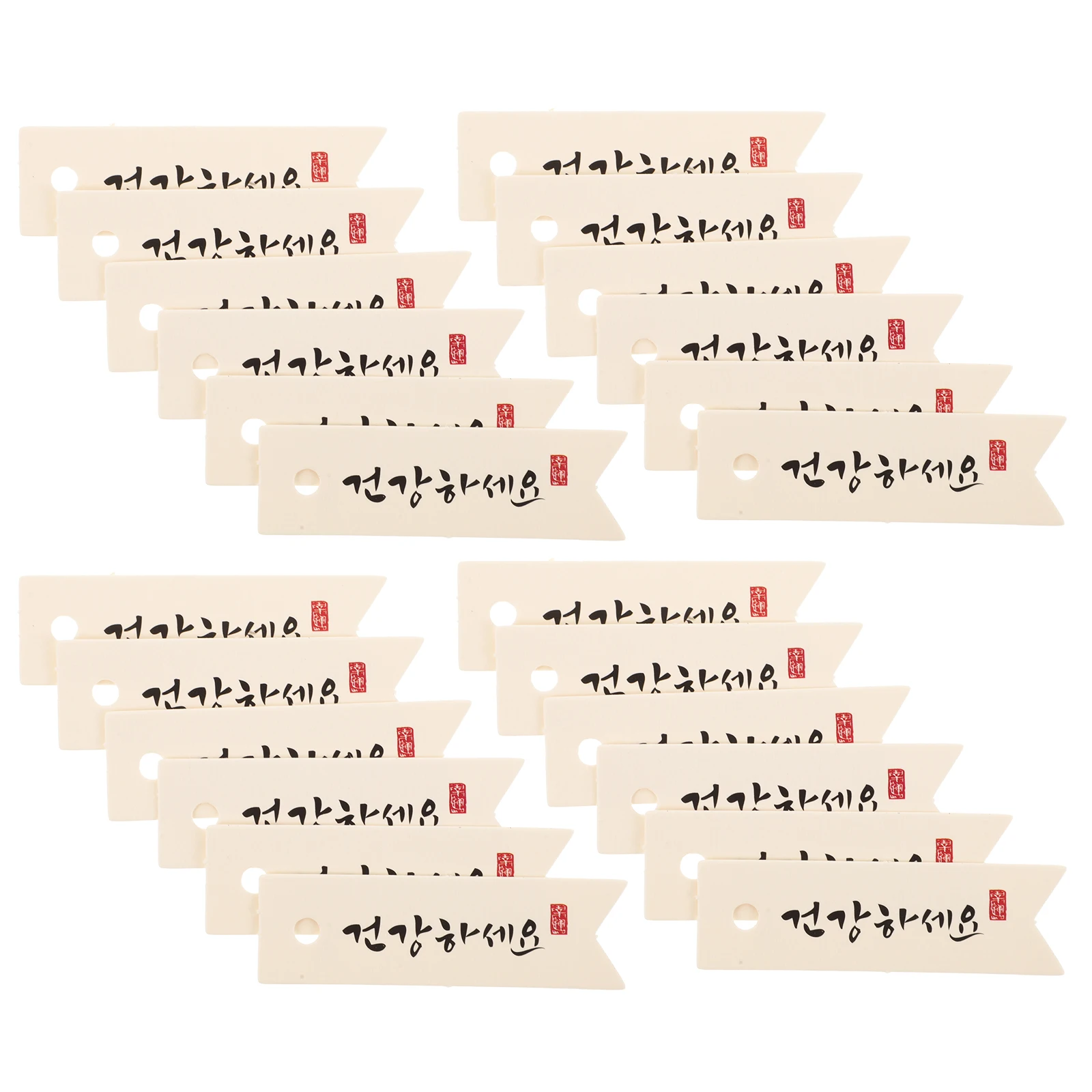 

100 Pcs Blessing Card Korean Cards Mini Greeting Gift Holiday Creative Wrap Tags Paper