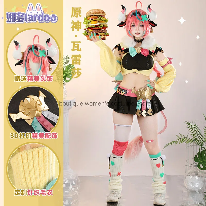 Nado Genshin Impact Cosplay Costume Valeris Renata Cosplay Game Anime Set Halloween Cosplay G5619