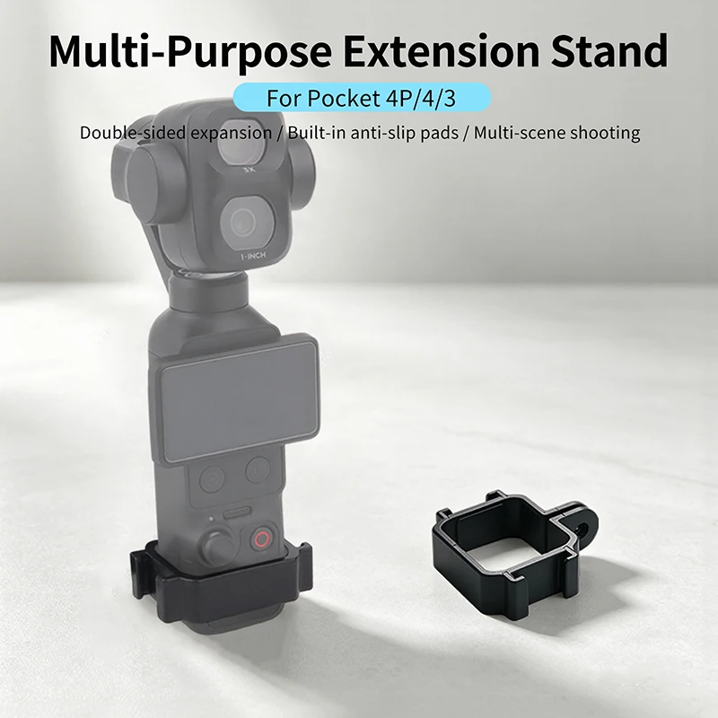 For DJI Osmo Pocket 4Pro/4/3 Camera Multifuntion Expansion Cage with Cold Boots Frame Clip For POCKET4P Mount Bracket Accessory