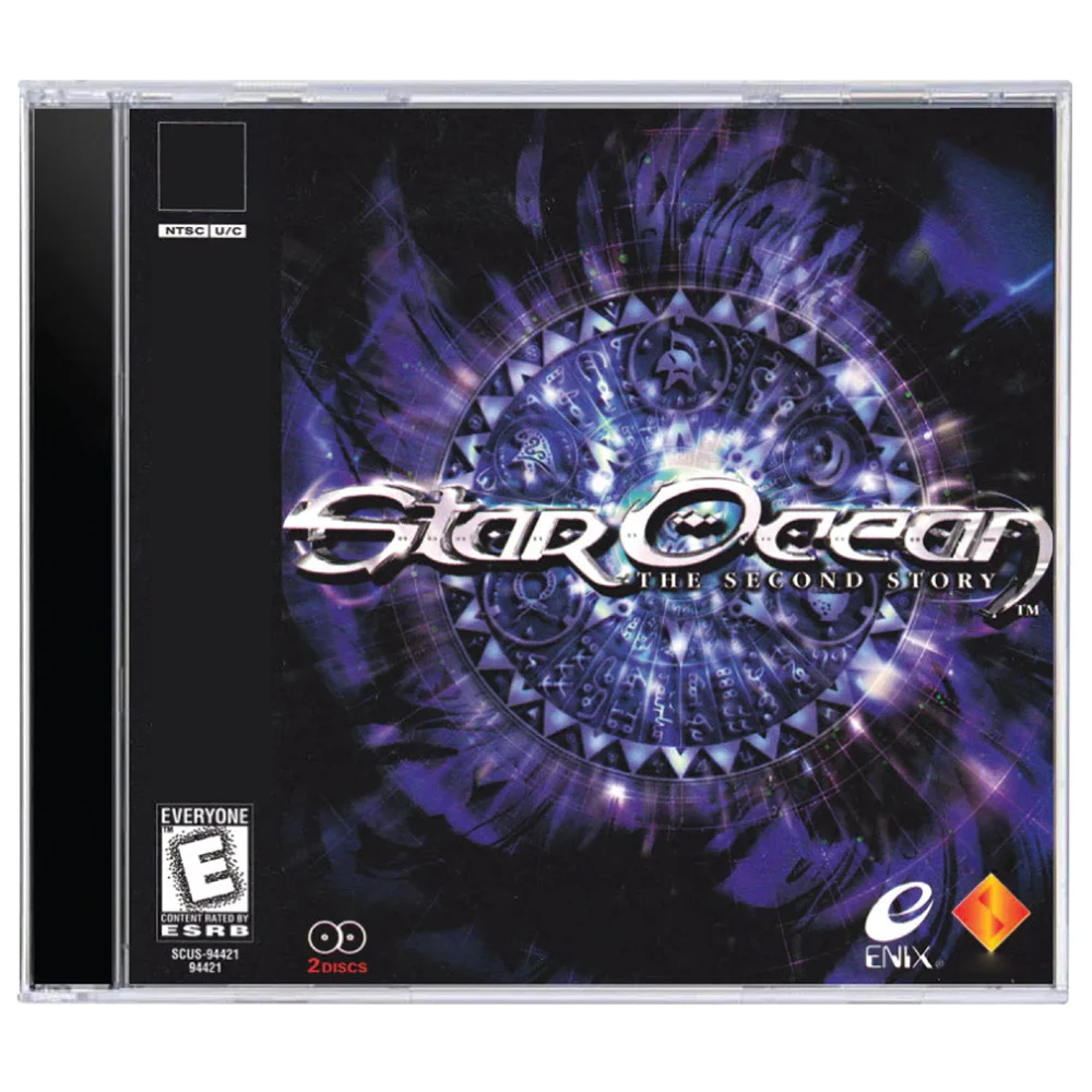 

PS1 Star Ocean With Manual Disc Copy Game Unlock Console Station1 Retro Optical Driver Video Game Parts