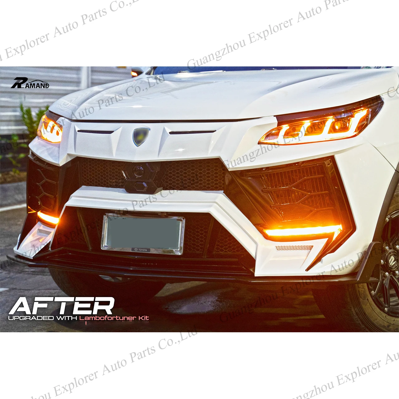 

Bodykit Fortuner16-23 Convert To Lamborghini Facelift For Fortuner Body Kit 2017
