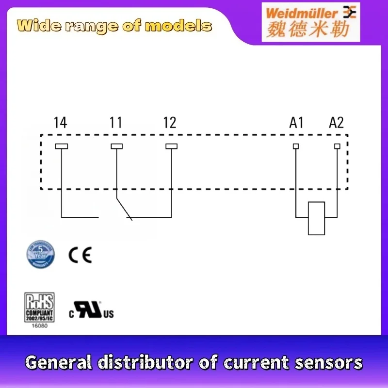Original RSS110024 Weidmüller 6A one open and one closed 5-pin 1984090000 thin chip relay in stock