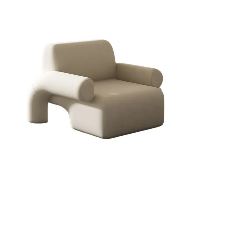 كرسي أريكة غرفة المعيشة كرسي صالة الحديقة كرسي صالة فردي خشبي حديث من الشمال #1