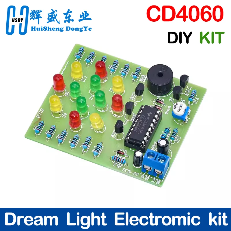 CD4060 Dream Lamp Making Kit Music Lantern Making Lanterns to Alice Music Lamp Student Training Maker Lab