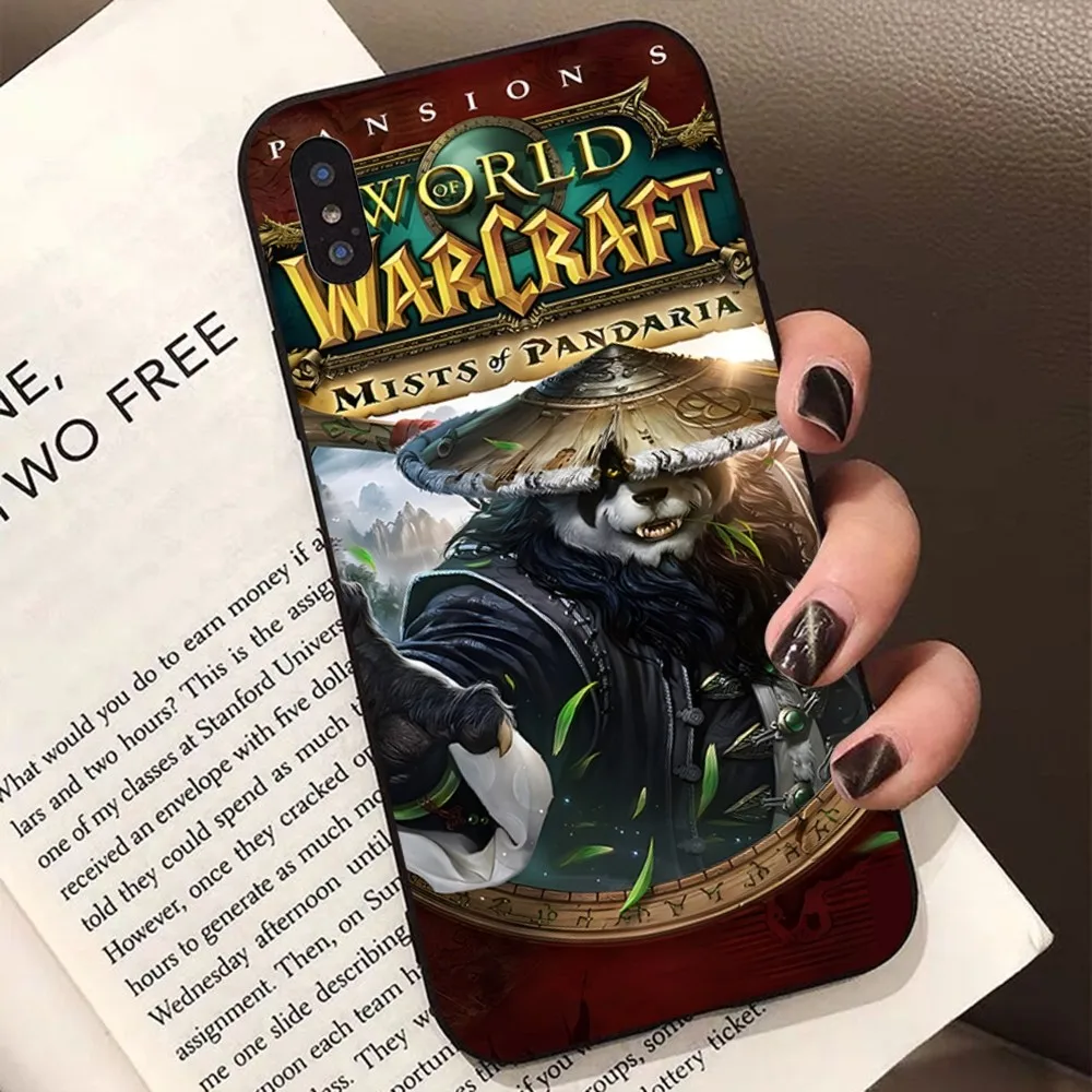 The W-World Of W-Warcraft W-Wow Phone Case for iPhone 15 8 7 6 6S Plus X SE 2020 XR XS 14 11 12 13 Mini Pro Max Mobile Case