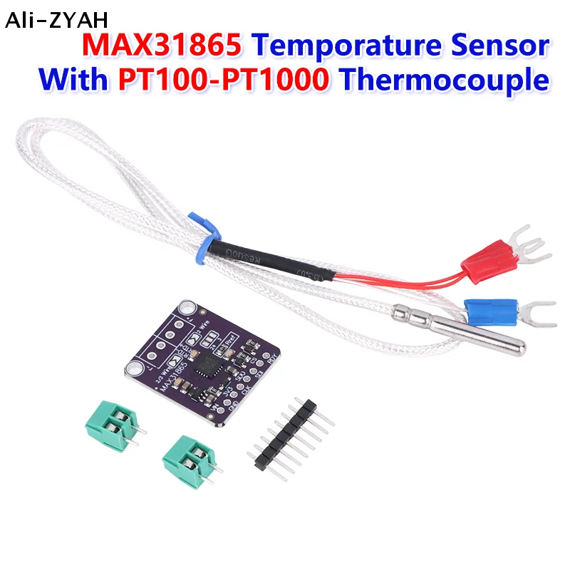 MAX31865 Resistance Temperature Detector Module RTD Sensor With PT100-PT1000 Thermocouple Electronic DIY Board For Arduino