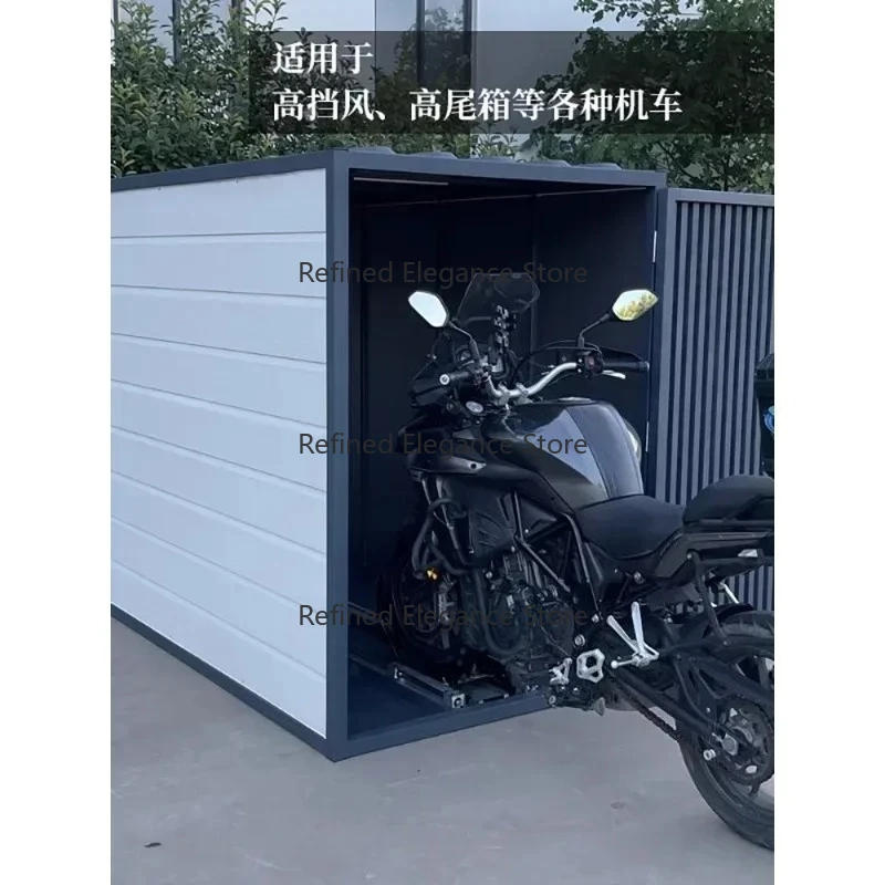 Anti-Theft Motorcycle Garage Shed Sun Protection Rain Proof Mobile Parking Shelter Good Nice Design Hot Sales