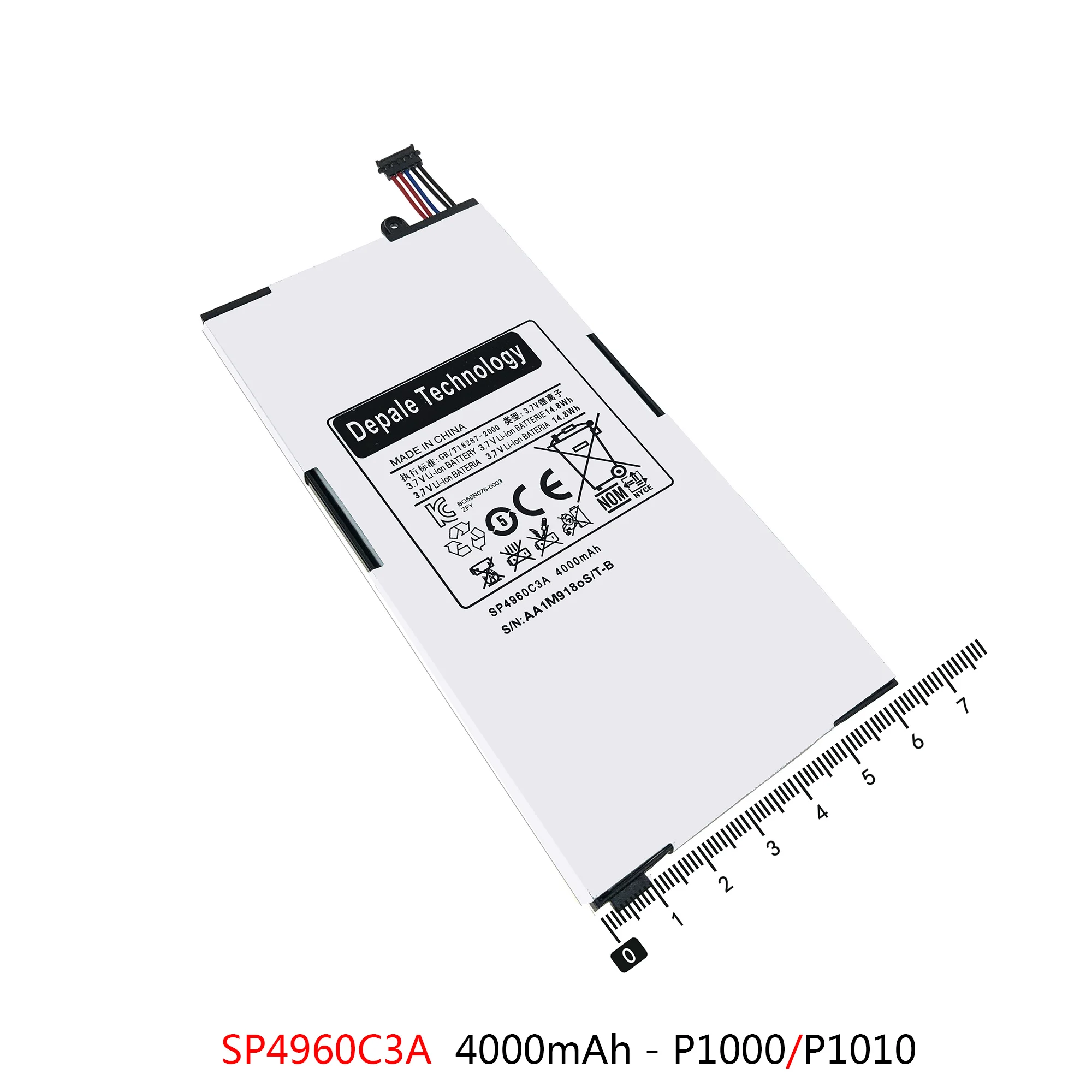 SP4960C3A Battery For Samsung Galaxy Tab A 9.7 S2 T810 T815 T817 P1000 T320 T321 T325 Batteries T4800E EB-BT810ABE Repair Parts