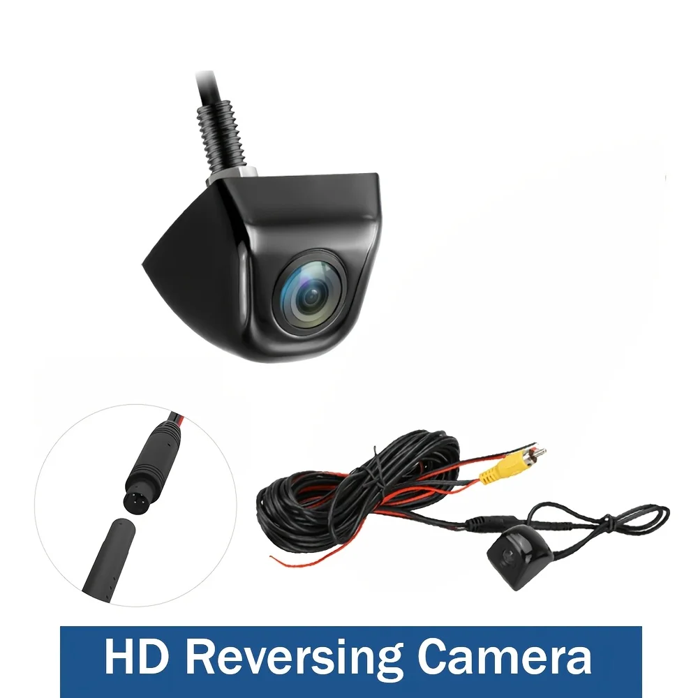 HD Night Vision Backup Camera with Wide Angle Metal Reverse Rear View, 12V Car-Styling Reversing Parking Cameras