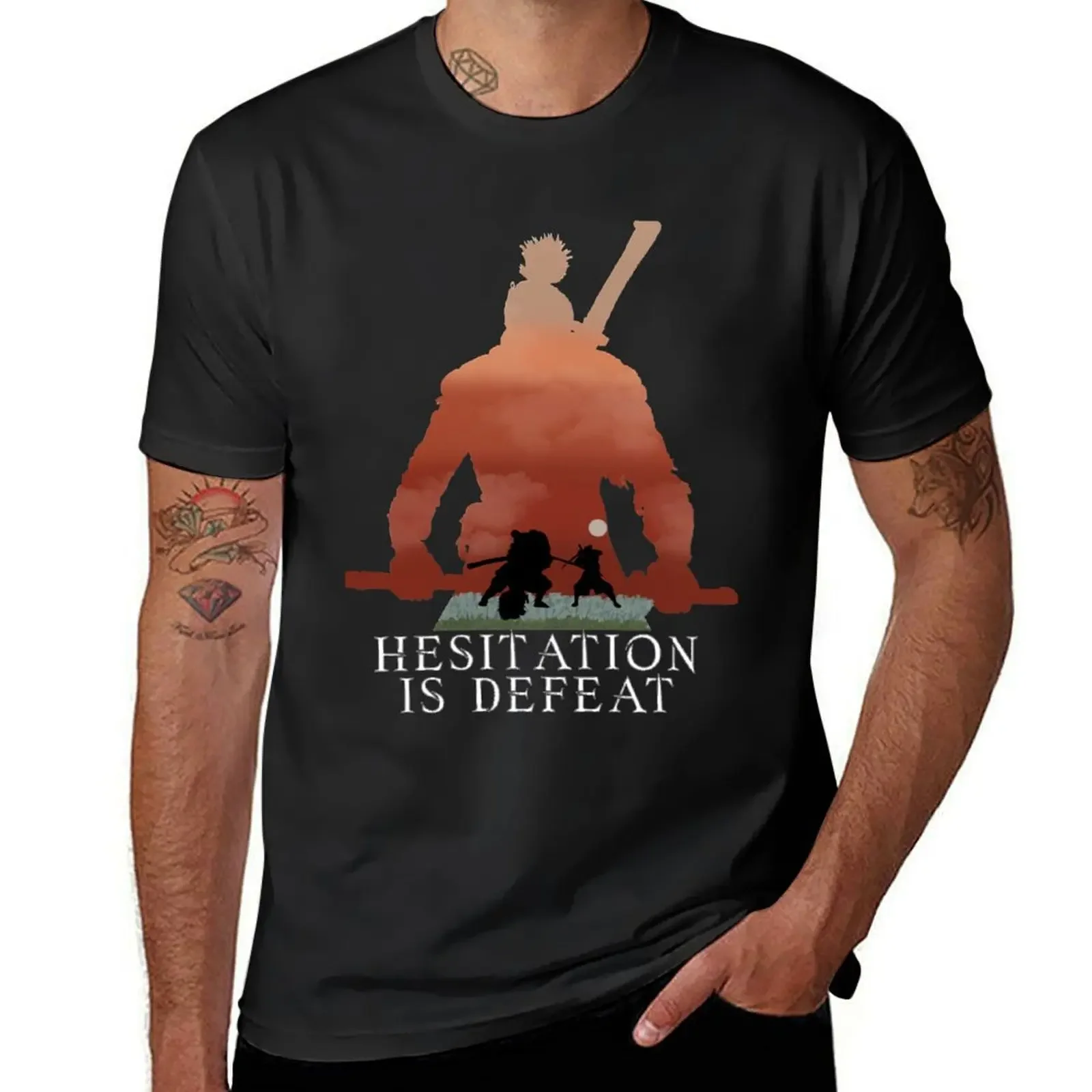 Day Gifts Sekiro Hesitation Is Defeat V3B Graphic For Fans T-Shirt sublime anime stuff t shirts men