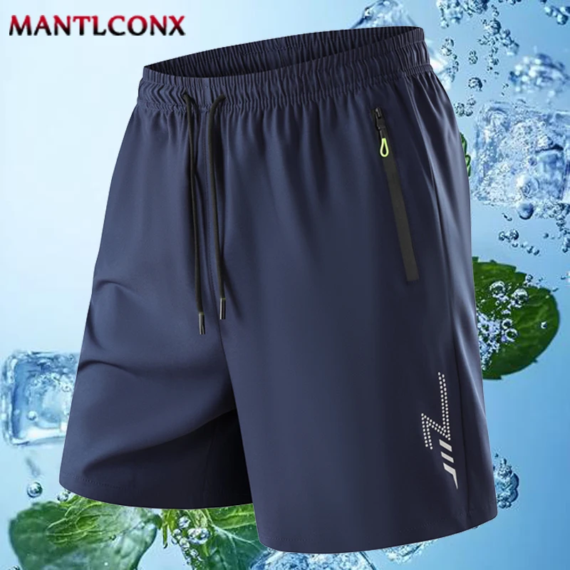 

Breathable Board Shorts Men Summer New Casual Beach Shorts Elastic Waist Jogging Running Sports Men's Short Pants Quick Drying