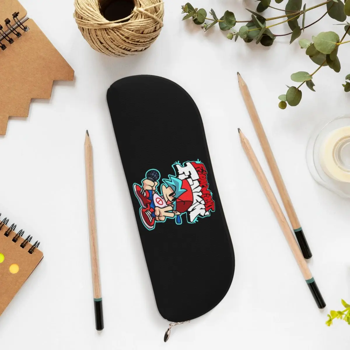 Пеналы Friday Night Funkin, бойфренд, держатель для ручек, канцелярские принадлежности, большая коробка для ручек, сумка-карандаш для детей