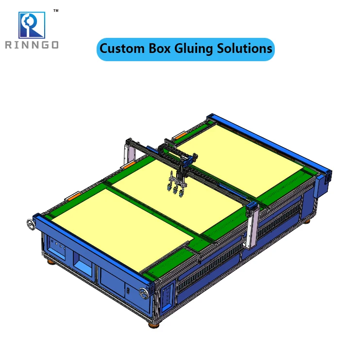 Automated Conveyor Belt Continuous Adhesive Applicator Hot Melt Glue Dispensing Machine for Packaging Textile Woodworking