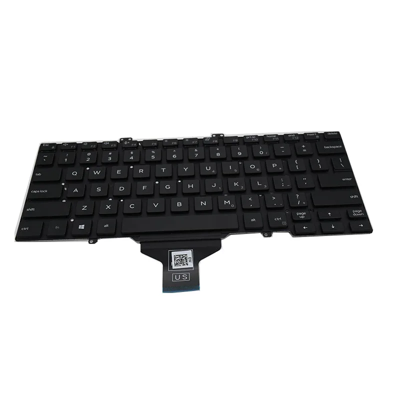 Teclado de diseño estadounidense sin retroiluminación para Dell Latitude 5400