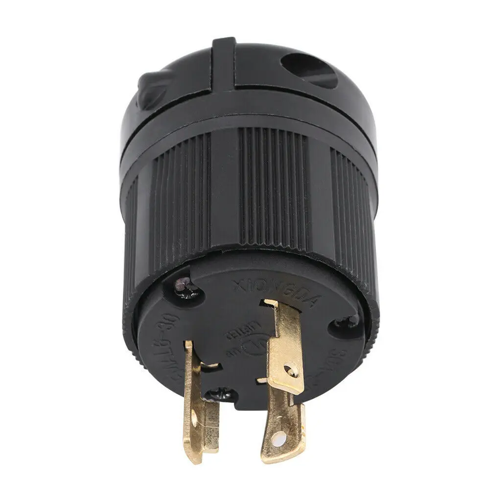 Male Connector Twist-Lock 3-pole for Power Wire Lock 000 (times) 20 250V 30A 50-60 (HZ) 7 (KW) Impact-resistant