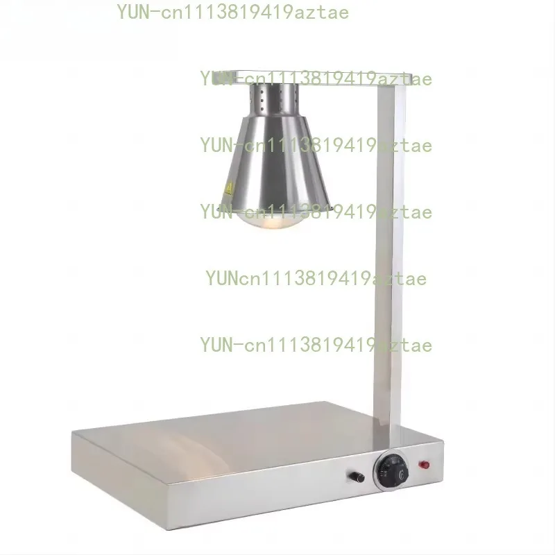 Single Head Rose Gold Tube Buffet Heating Lamp, Hotel Western Food Thermal Insulation Lamp 335W/220V