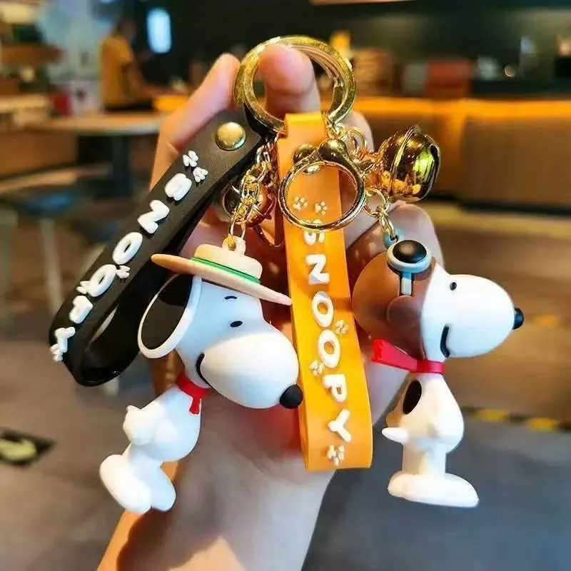 

2025kawaii кукла Снупи, брелок, кулон, повседневный рюкзак, персонализированные модные аксессуары с героями мультфильмов, детский праздничный подарок