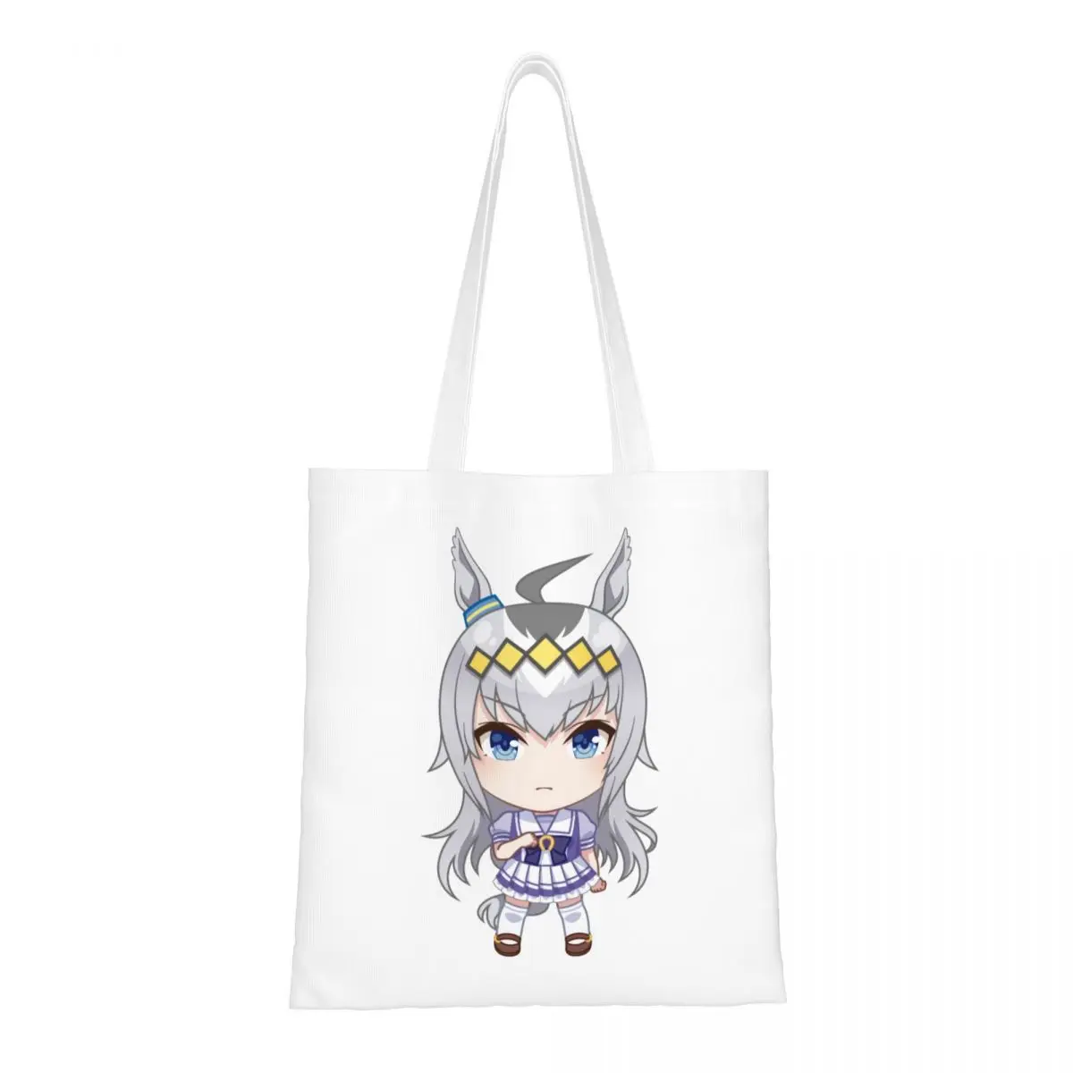 

Unisex Anime Uma Musume Pretty Derby Tote Bags Large Capacity Shopping Bag for Lady Handbags