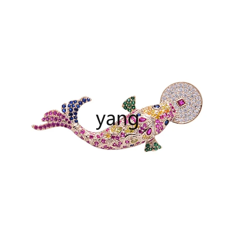 

LMM Lucky Accessories Luxury Pin Blazer High-end Corsage Classic Antique Shawl Buckle