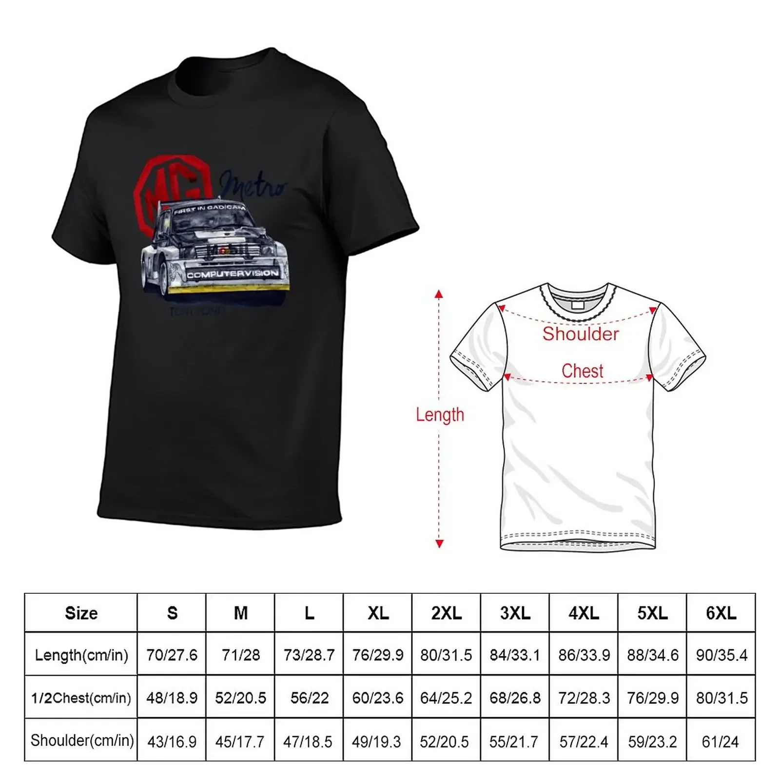 Rally Group B-MG Metro T-Shirt cute clothes vintage clothes quick-drying mens t shirts casual stylish