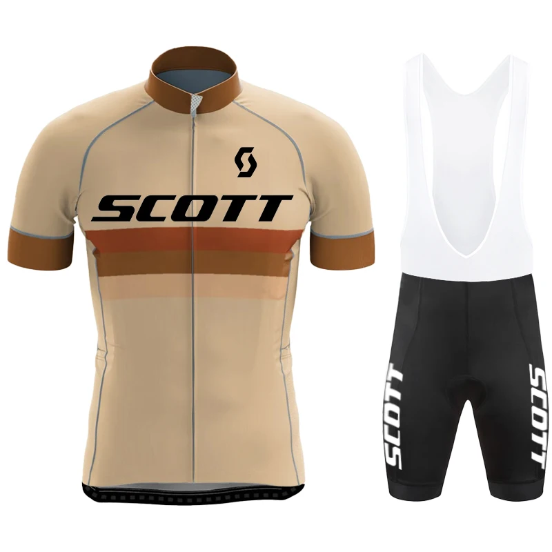 SCOTT Bike Jersey Men Cycling Shorts Bicycle Mtb Men\'s Clothing Road Cycling Equipment Man Men\'s Sportswear Set Sports Bicycles