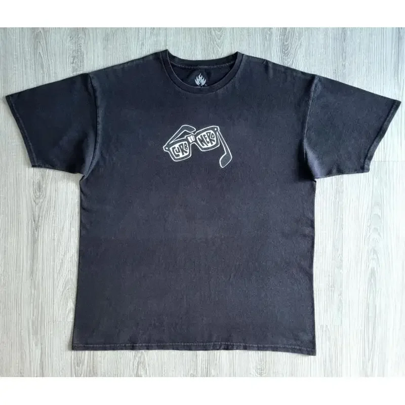 Vintage BLACK LABEL Skate T Shirt XL Nerd Parody Birdhouse Baker Flip Hook Ups Es