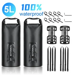 NEWBOLER Portable Waterproof Bicycle Fork Bag 5L Portable Bike Bag Electric Scooter Bag Bicycle Front Bag Bike Fork Bag
