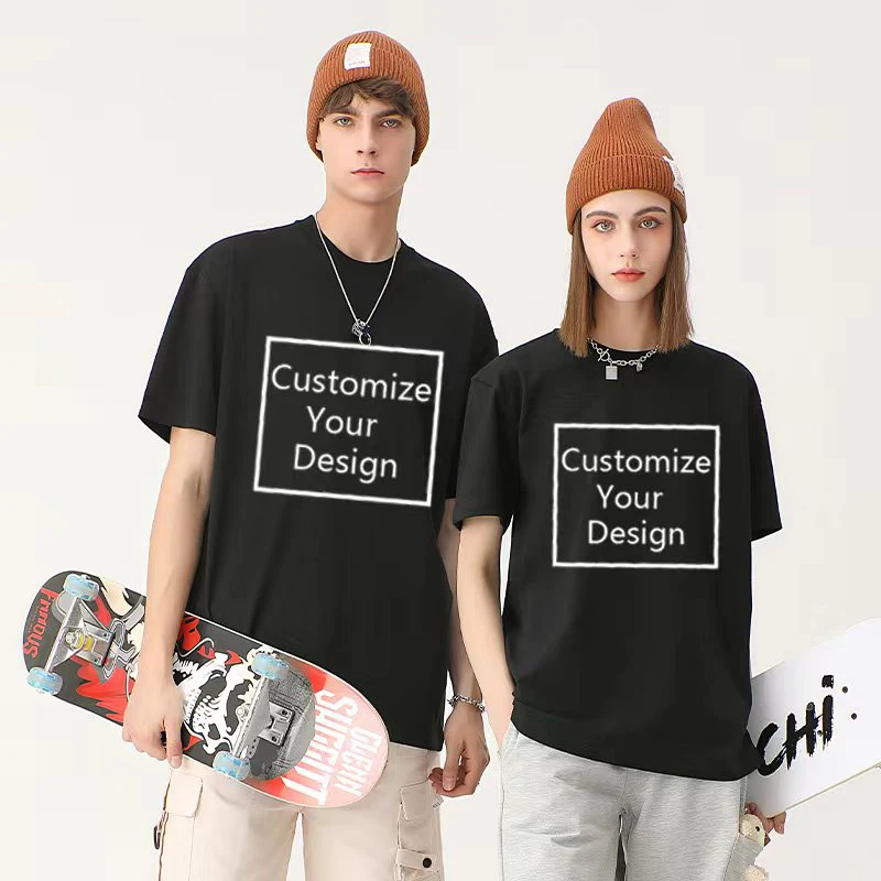 Customized men's T-shirt suitable for team gatherings, gym workouts. 100% pure cotton. 220G. Round neck. Short sleeve.