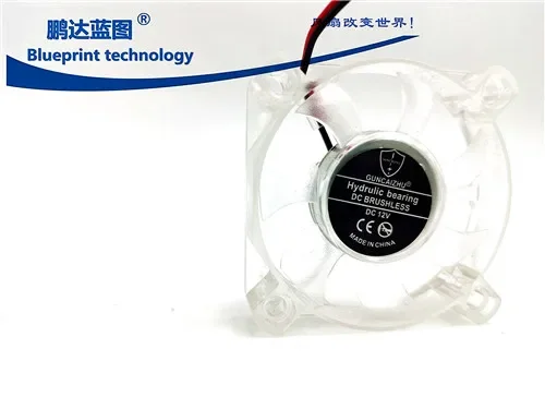pa  Mute 5010 5cm Transparent 12V Motherboard Chassis 50*50 * 10mm Cooling Fan 50*50*10MM