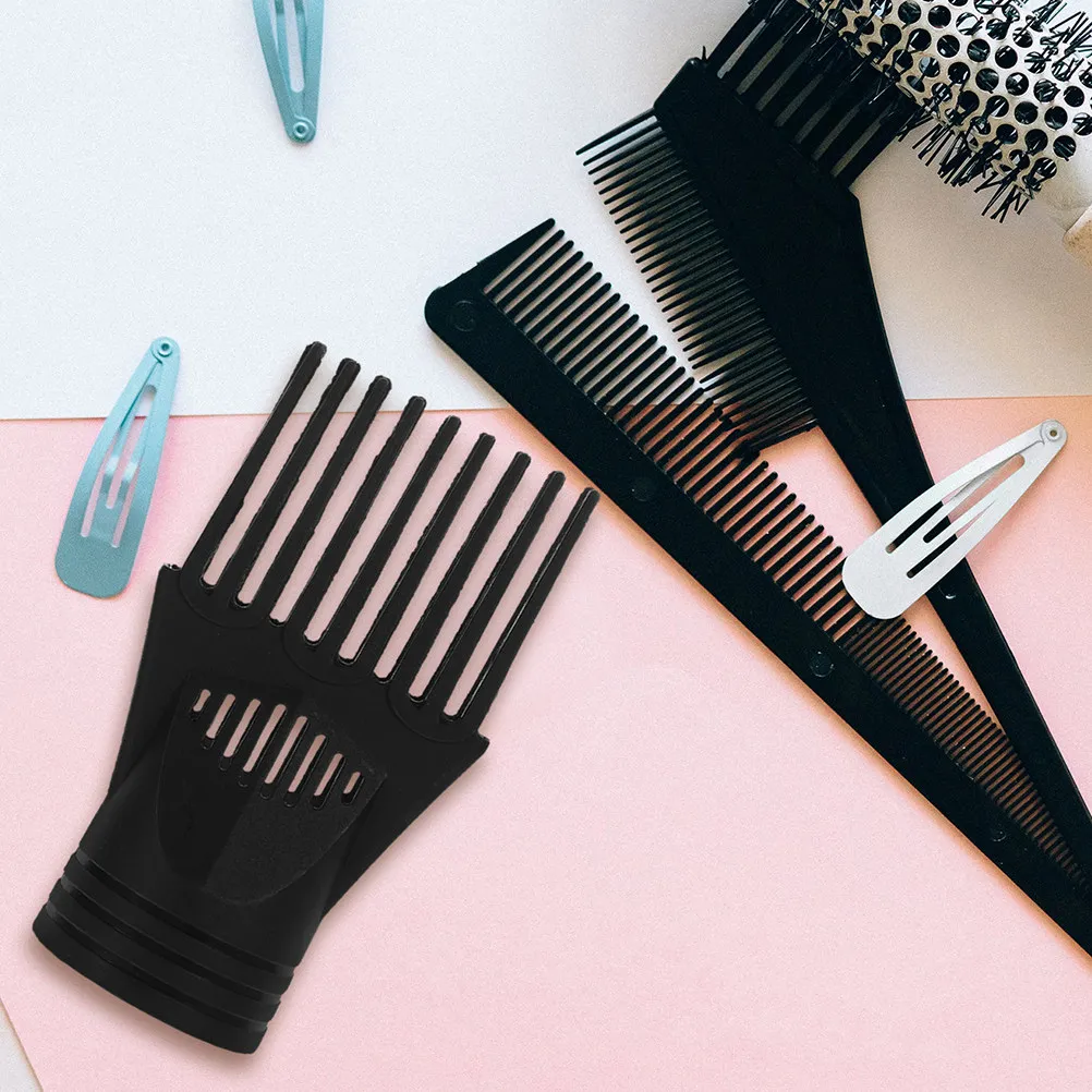 6Pcs Professional Hair Dryer Attachments Kit Universal Blow Dryer Comb Nozzle Diffuser Replacement for All Brands Styling Drying