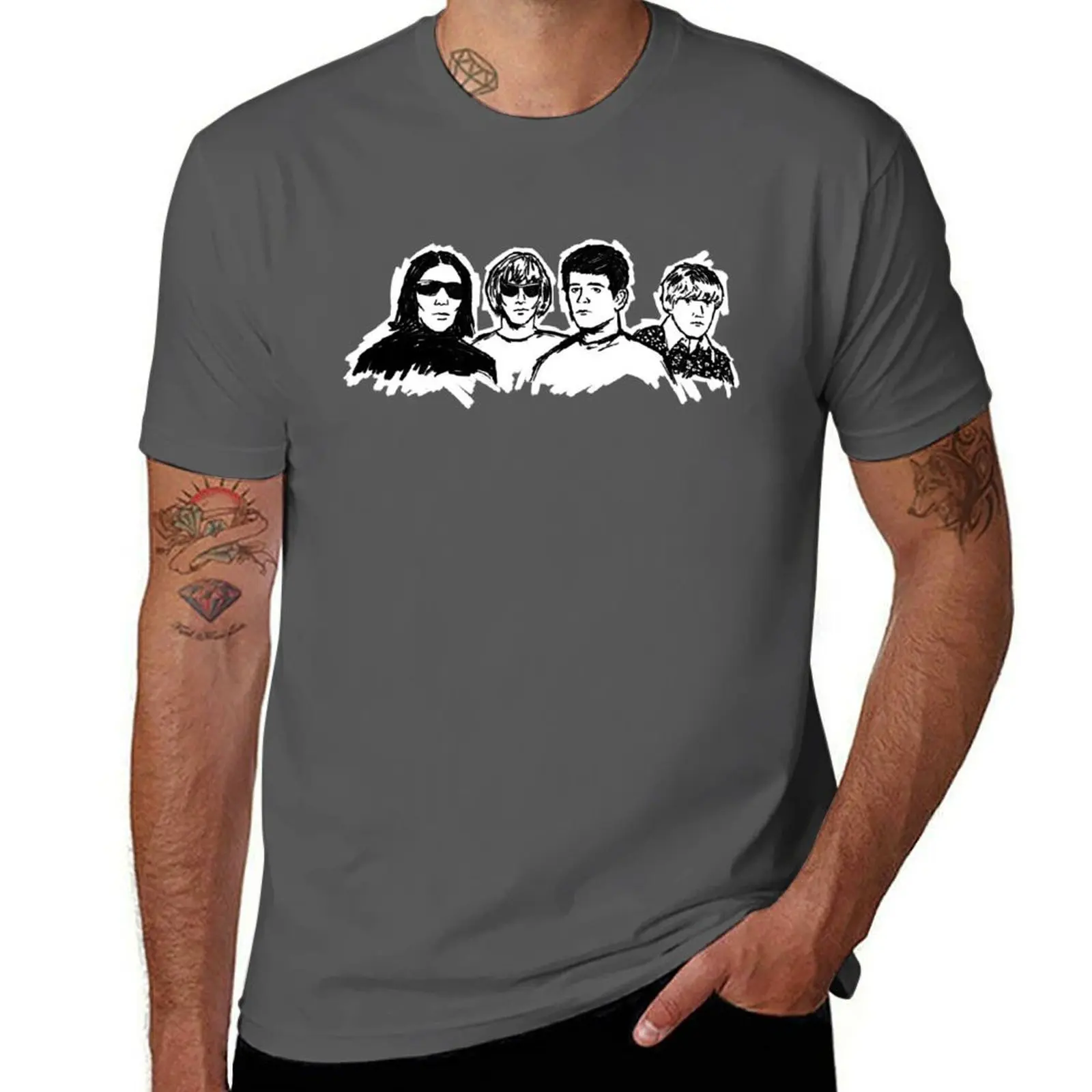 

Velvet Underdoodle T-Shirt t shirt men 100% cotton luxury brand man tshirt T-Shirt