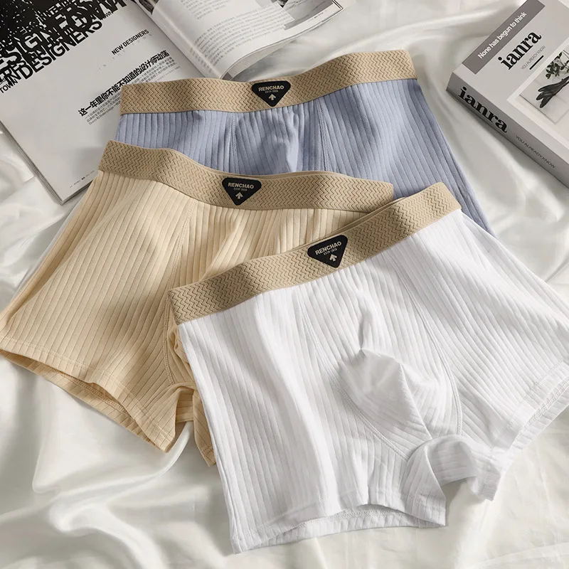 EXILIENS Brand Health Cotton 1pcs/3pcs Boxer Men Underwear Hot Underpants Mens Boxers BoxerShorts Man Panties Size M-XXL ST171