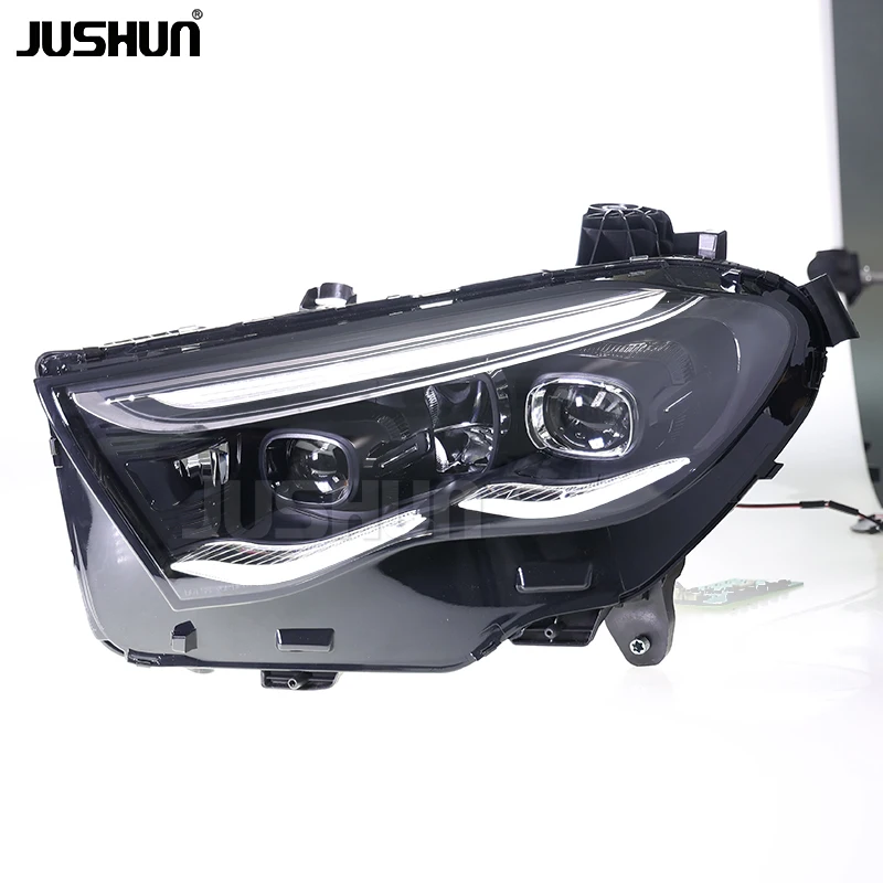 JUSHUN LED المصباح لمرسيدس بنز E-Class W214 2024-2025 الجبهة ضوء المصباح رئيس ضوء ترقية التوصيل والتشغيل #4