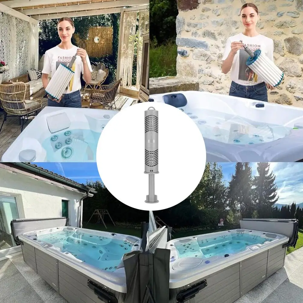 Spa Pool Bathtub Spa Mineral Filter Rods Hot Tub Health Stick Spa Mineral Pool Bar Mineral Wellness Filter I4X8