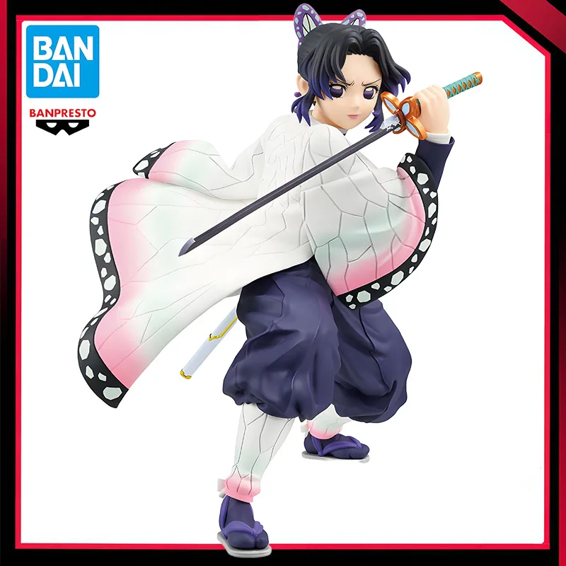 

In Stock Original BANDAI Banpresto MAXIMATIC Demon Slayer Shinobu Kochou 18cm PVC Anime Figures Action Figure Model Toy Ornament
