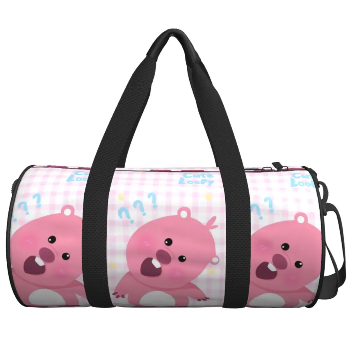 

Korea Cartoon Loopy Travel Bag Cute Cartoon Animal Large Sport Bags Weekend Men Custom Gym Bag Swimming Graphic Fitness Bag
