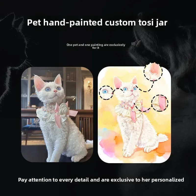 Pet Memorial Pot Cremation Cat Dog Hamster Pet Urn