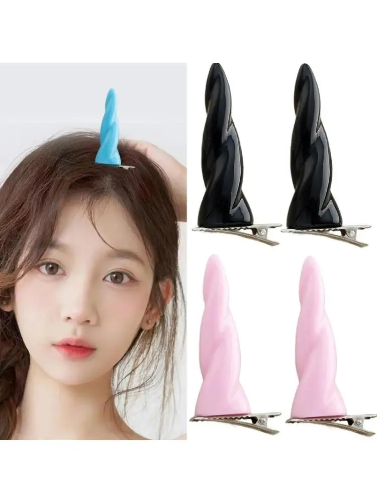270D Horn Haarspange Anime Haarnadel für Halloween Bündel Haarspange Cosplay
