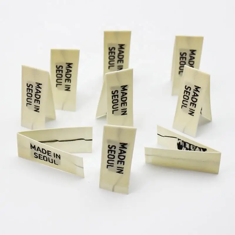 고급 맞춤형 직조 라벨, 의류/목걸이/가방/신발용 다마스크 자수 태그, 폴리에스터 소재 - 개인 로고 자수 브랜드 태그 포함